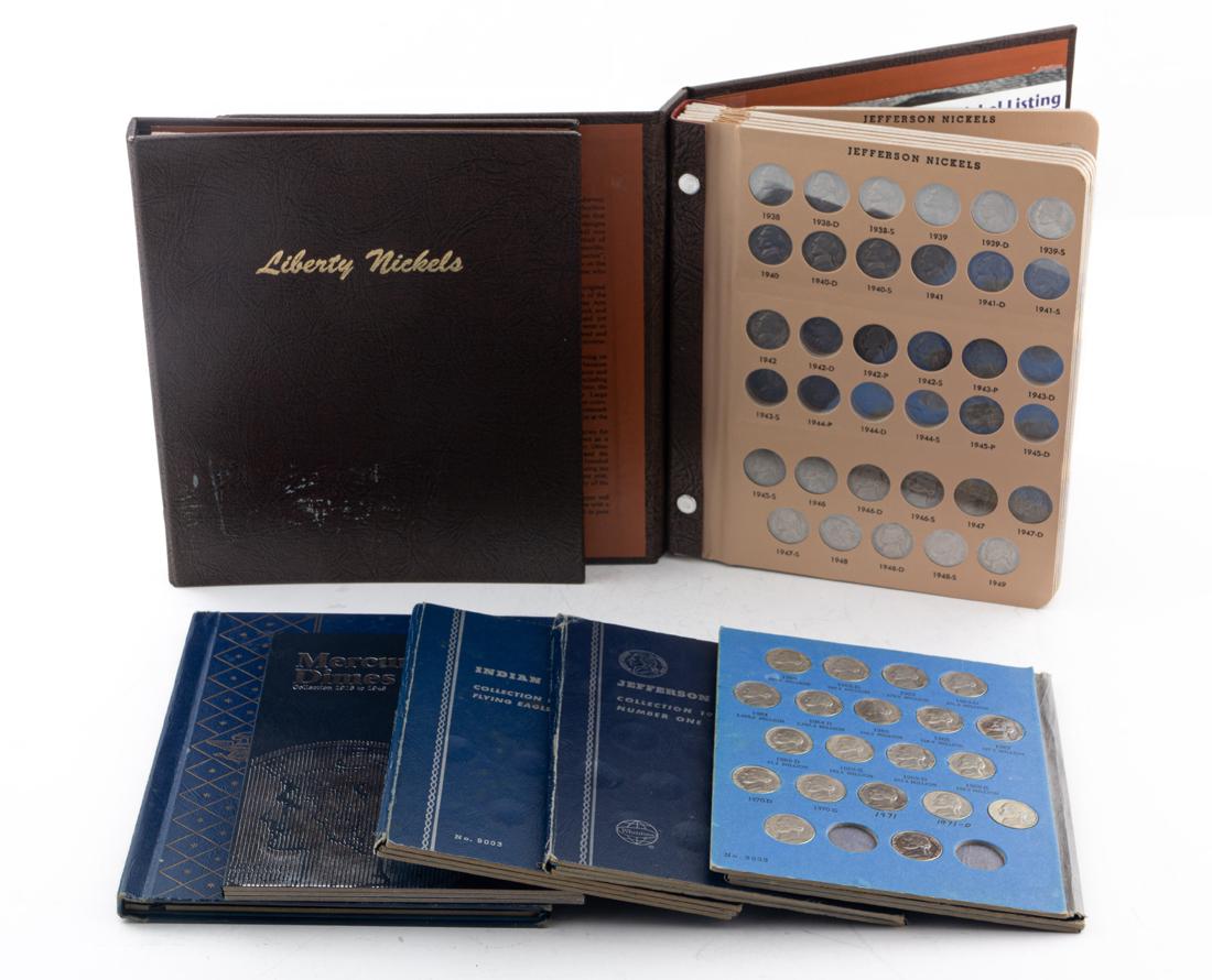 US Coin Collection in Albums (1 of 1)
