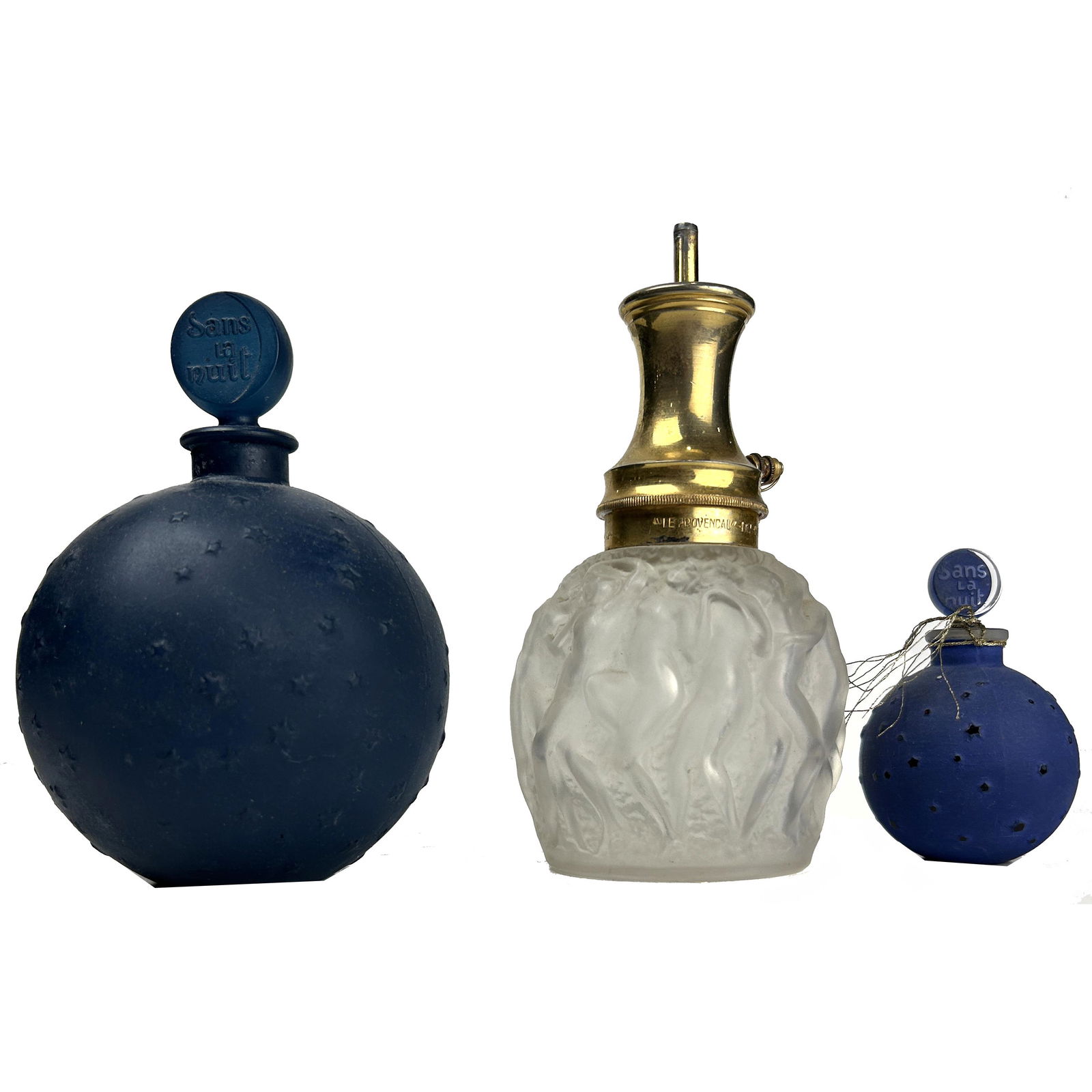 (Lot of 3) Lalique glass dresser articles (1 of 1)