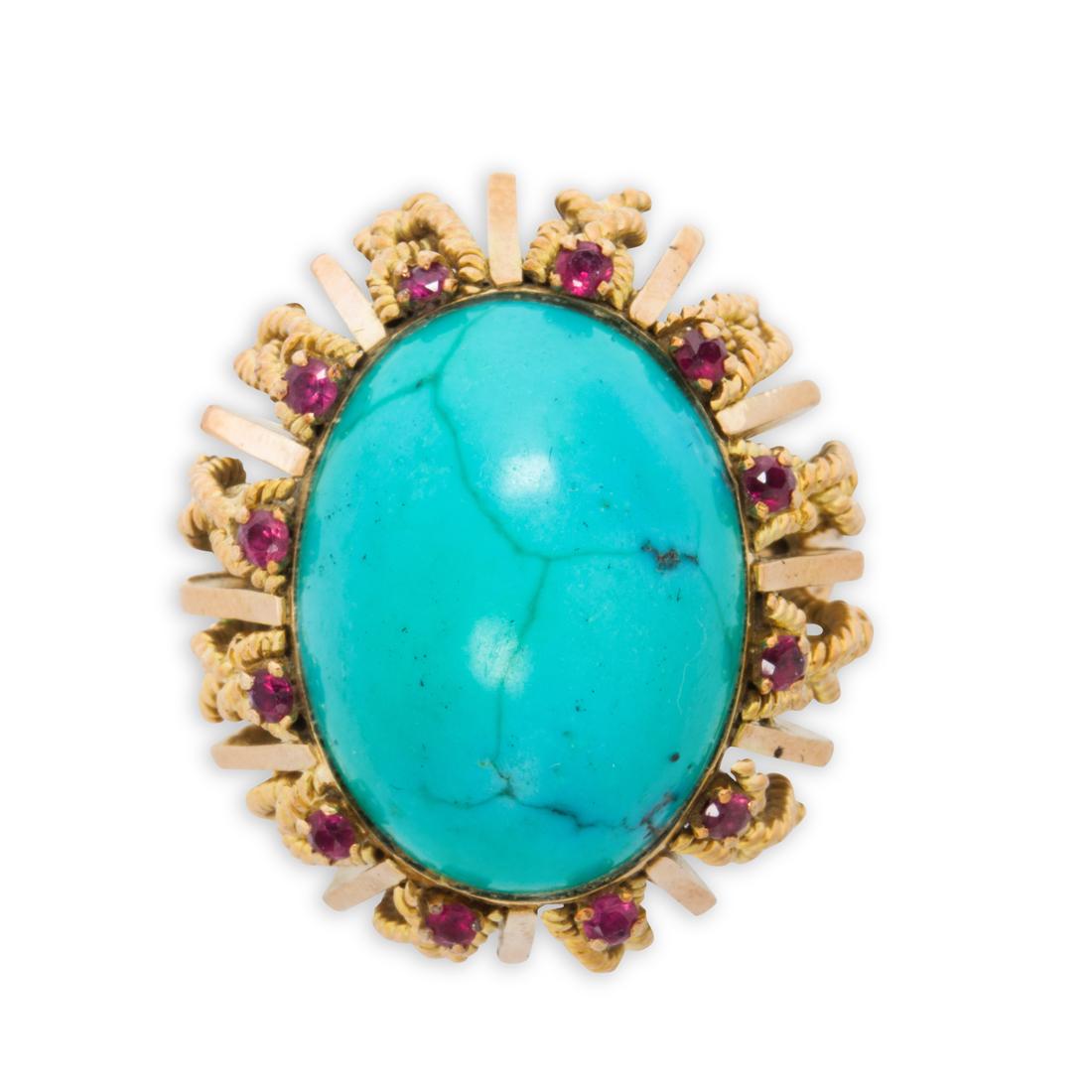 A Pakistani Oushak carpet (1 of 4)