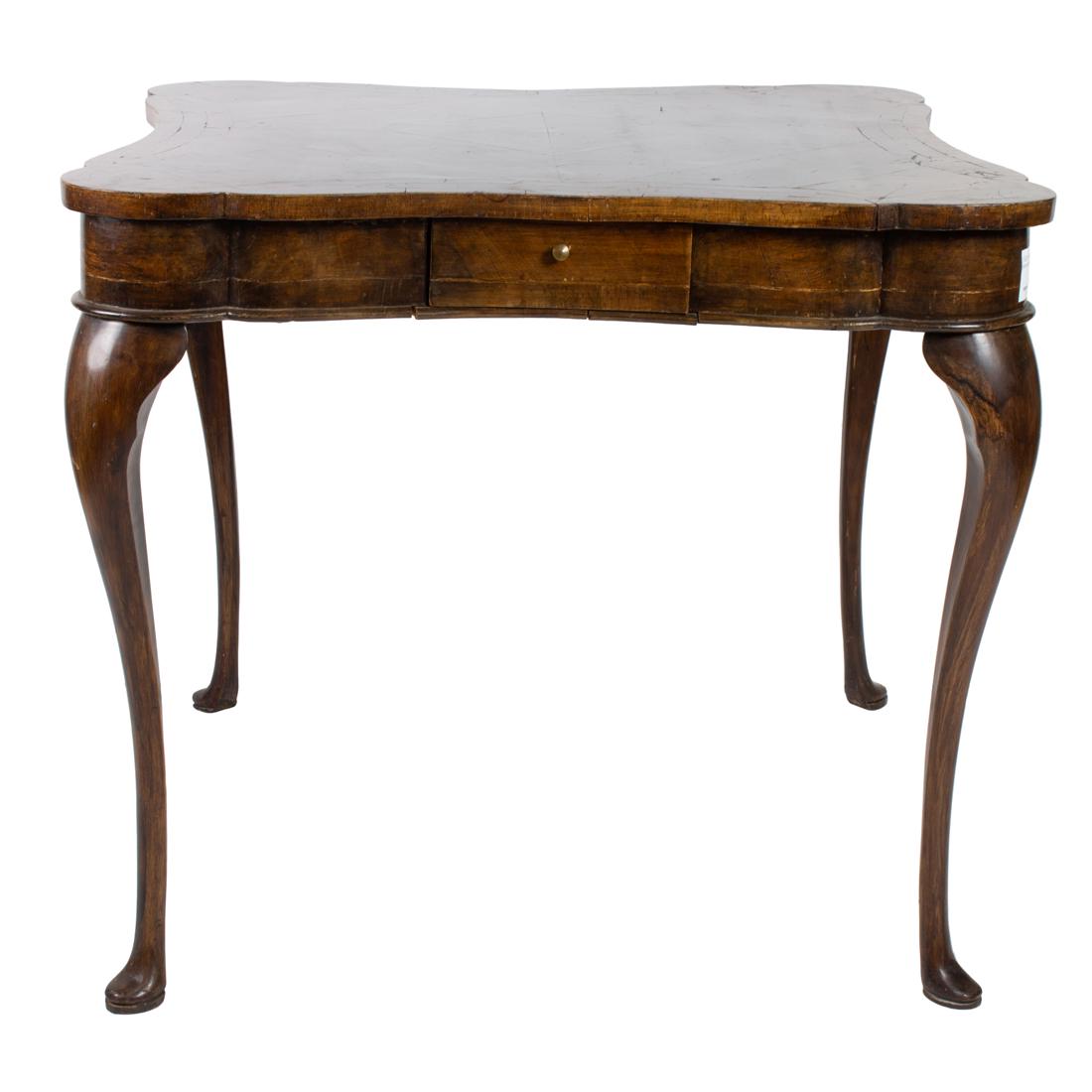 An Italian marquetry decorated games table (1 of 2)