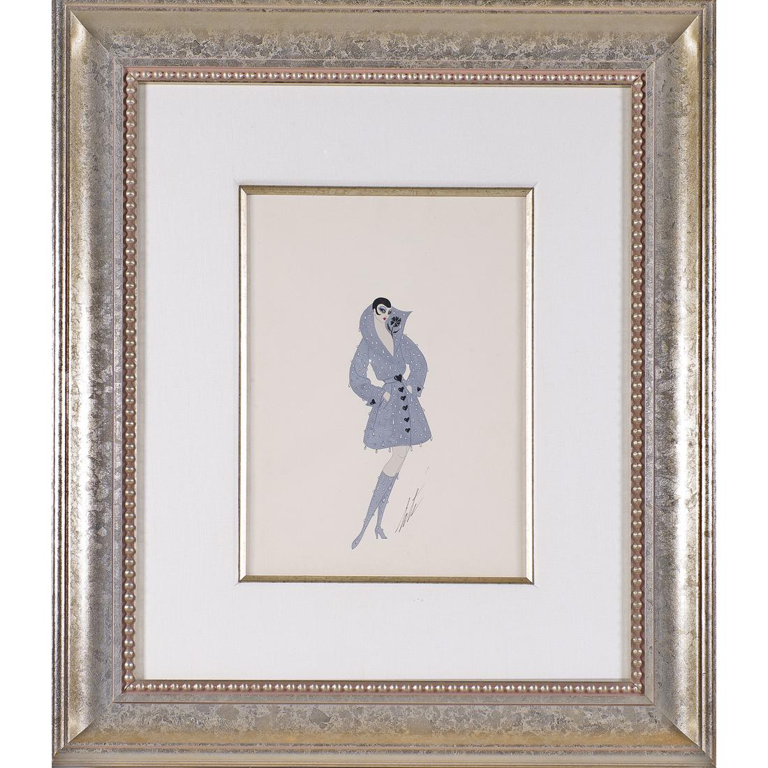 Work on paper, Romain (Erte) De Tirtoff (1 of 4)