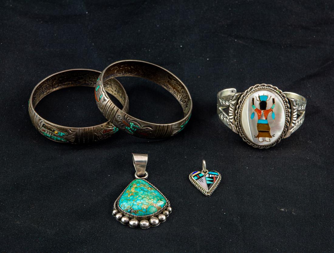 (lot of 5) Native American turquoise (1 of 1)