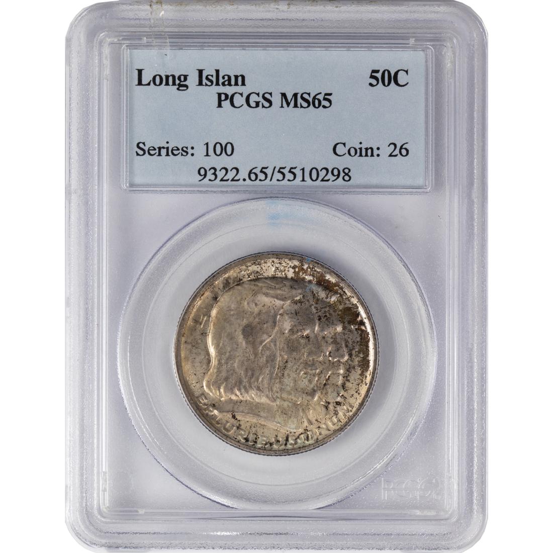 1936 Long Island Commemorative 50 cents, PCGS MS65 (1 of 2)