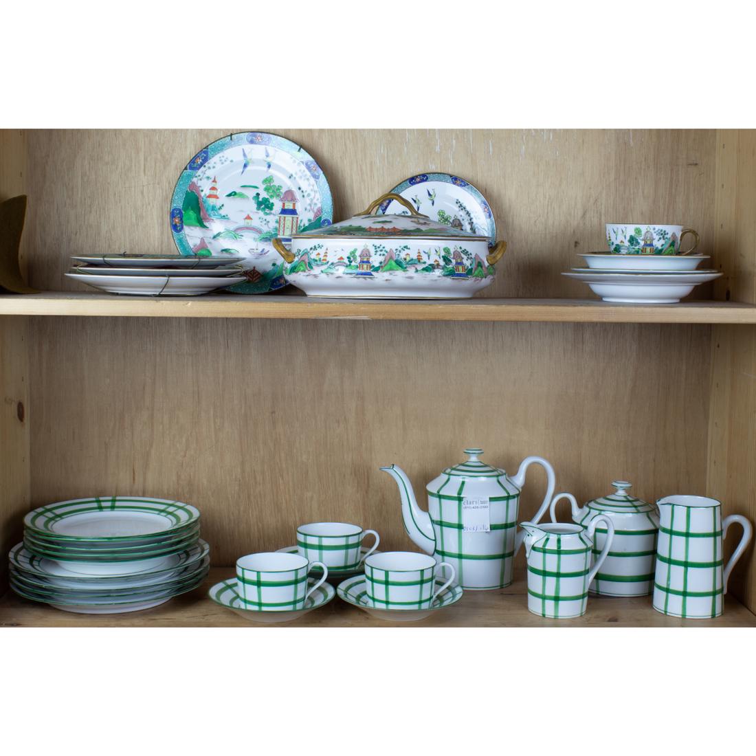 Group of Limoges and Crown Staffordshire porcelain (1 of 1)