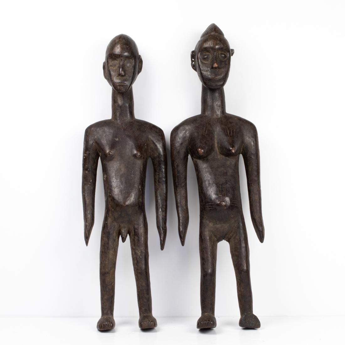 (lot of 3) West African Decorative Wood Figures (1 of 4)