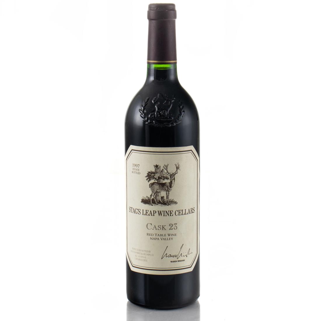 1 Bottle 1997 Stag's Leap Wine Cellars, Cask 23, Napa Valley, California 18/20 Jancis Robinson MW: Shoup Collection 18/20 Jancis Robinson MW "...much less sweet and more 'French' than most Californian Cabernets. This spreads across the palate and still has definite chew at the end. A very serious w