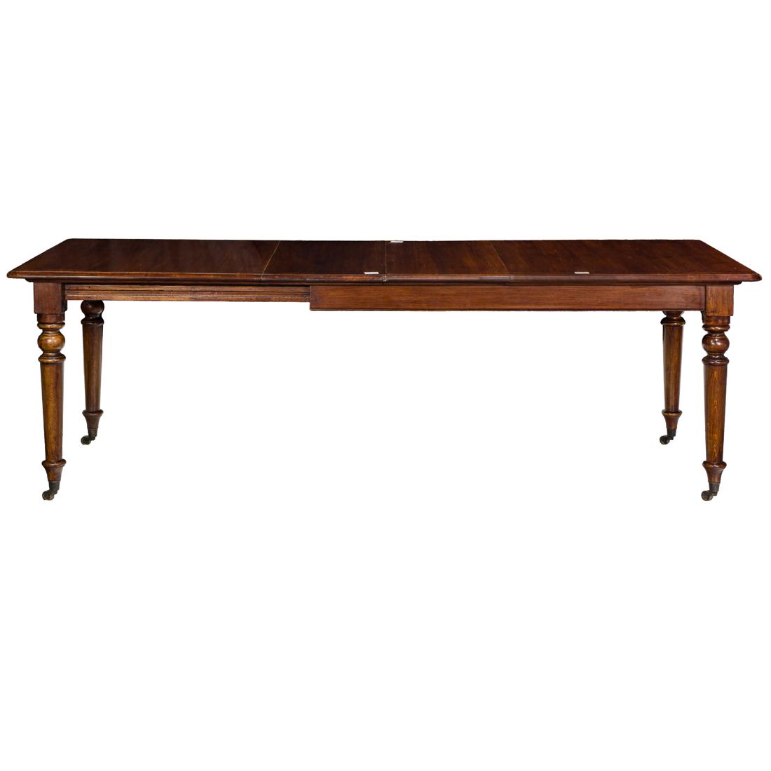 A Victorian oak dining table (1 of 3)