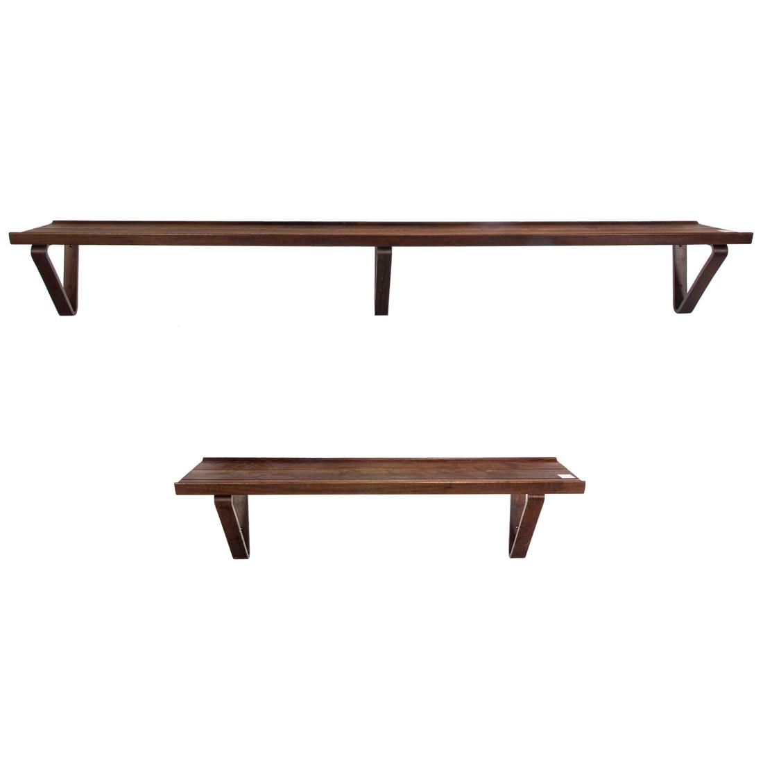 Two Contemporary wall hanging console tables (1 of 5)