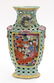 8120: Chinese Reticulated Enameled Vase, Republic