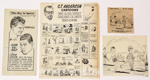Comic art, John Cullen Murphy, Big Ben Bolt, Twin: (Lot of 19) Unframed mixed medias on paper, original comic art dailies and Sundays including: ''Big Ben Bolt,'' 12/30/1962 King Features Syndicate, by John Cullen Murphy (American, 1919-2004); ''We Ca
