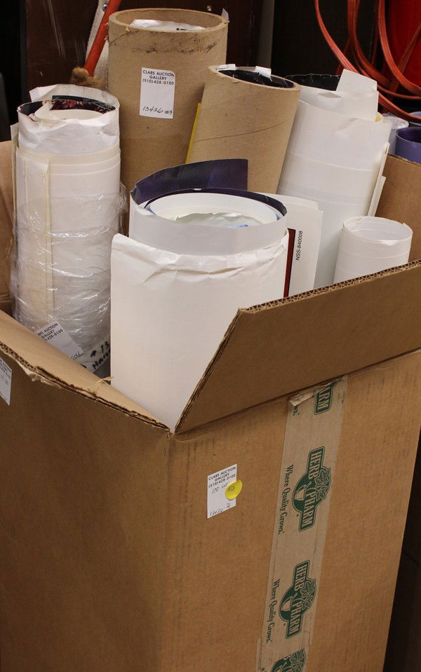 100+ Movie Posters: (Lot of 100+) Rolled posters, mostly film titles, including action, drama, comedy genres, etc., largest dimension: 40.5''h x 27''w