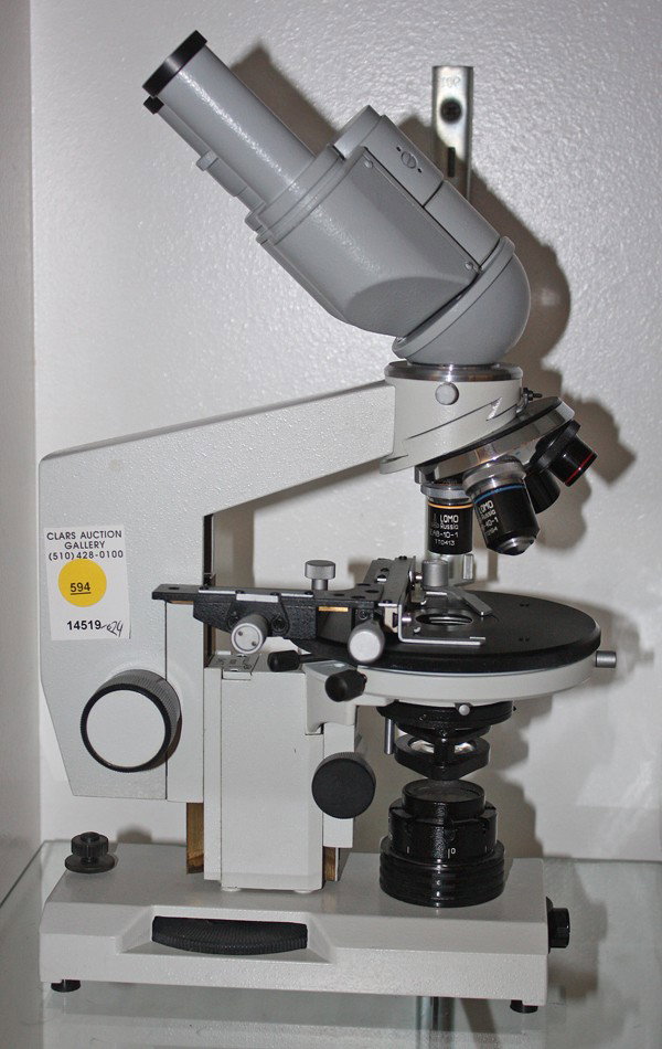 Lomo microscope: Lomo laboratory microscope N 822095, Made in USSR