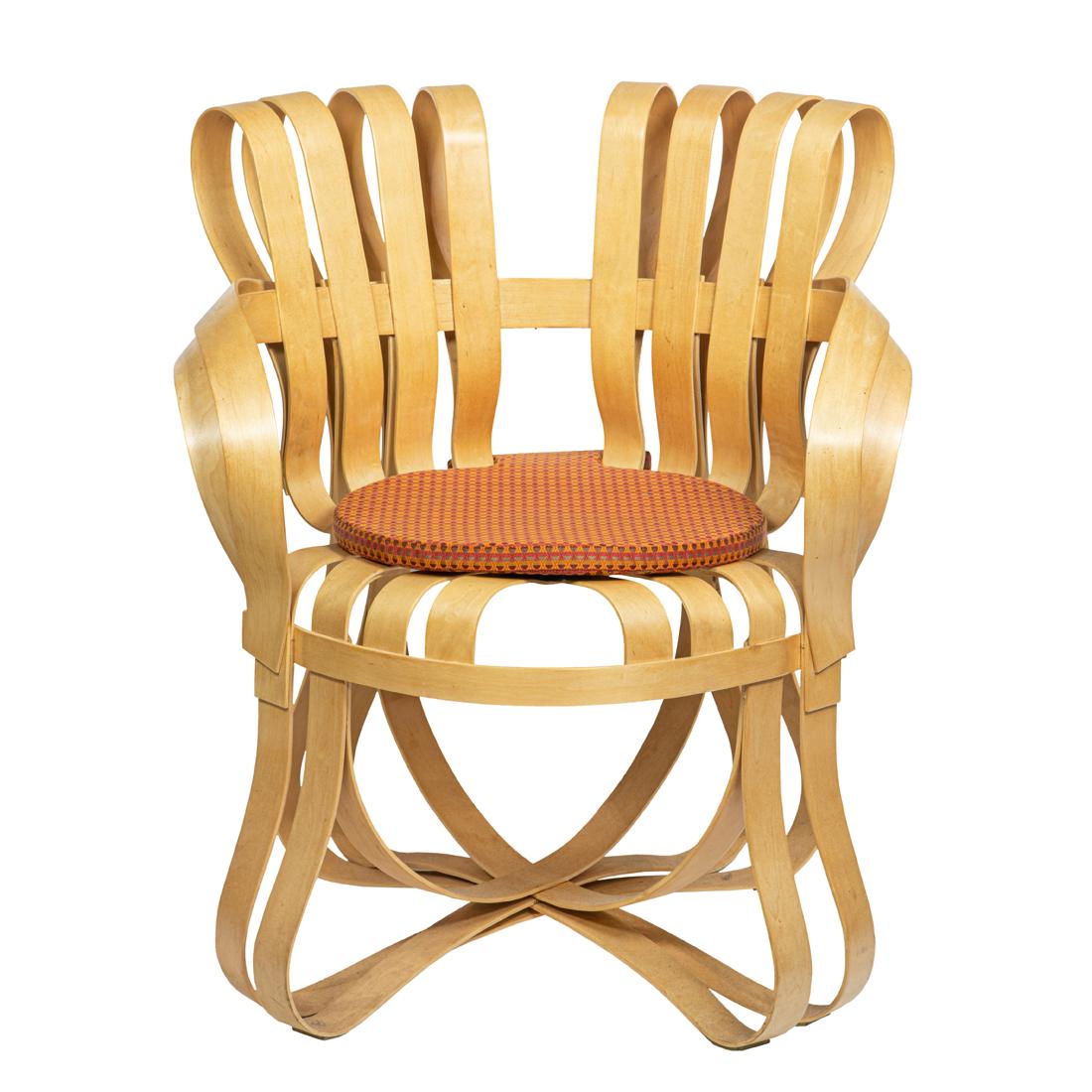 Frank Gehry, Cross Check Armchair: Frank Gehry, Cross Check ArmchairKnoll International, USA, 1990/2000, bent laminated maple, marked, 34"h x 27.5"w x 24"d