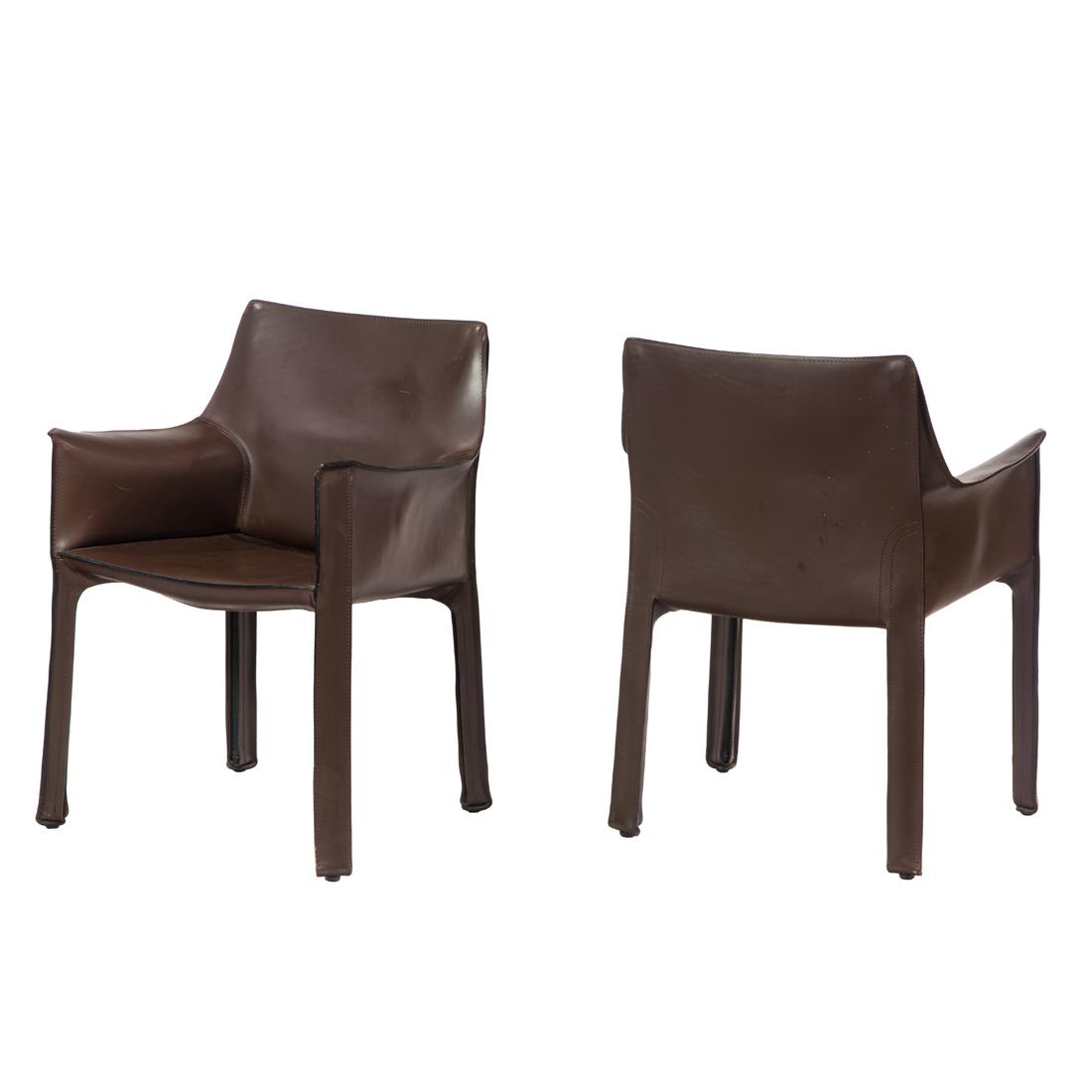 Mario Bellini, Cab Chairs, Model 413, Two (1 of 4)