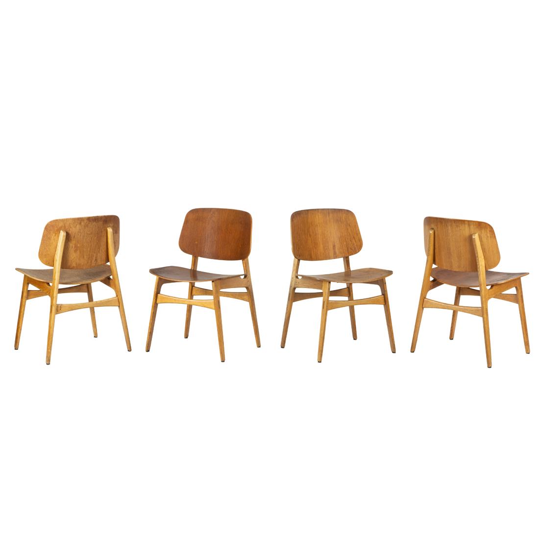 Borge Mogensen, Dining Chairs, Model 122, Set Of Four