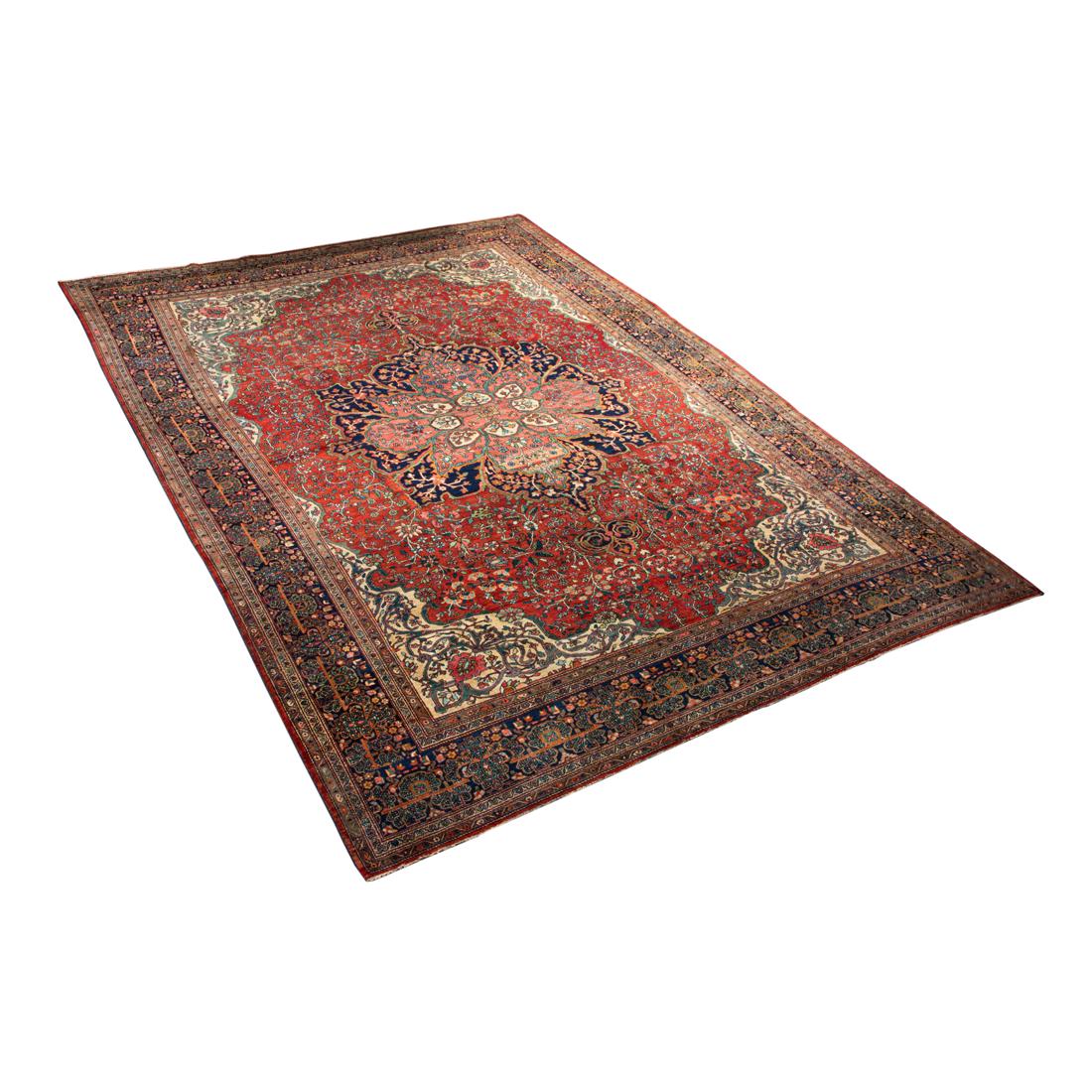 An antique Farahan Sarouk carpet 19th century (1 of 4)