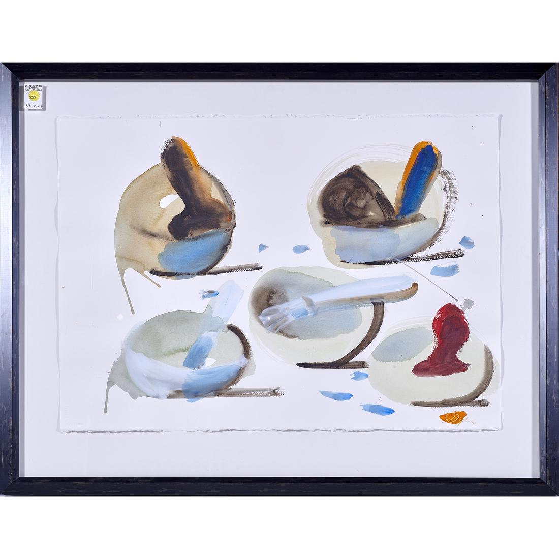 Watercolor, Jack Ogden Auction