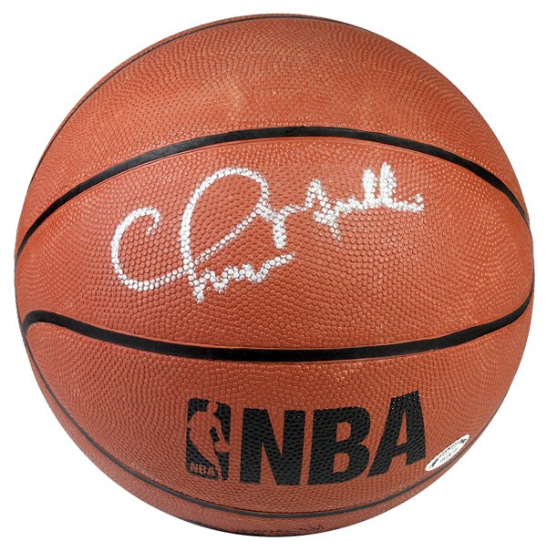 Autographed basketball Chris Mullin: Autographed basketball Chris Mullin of Golden Sate