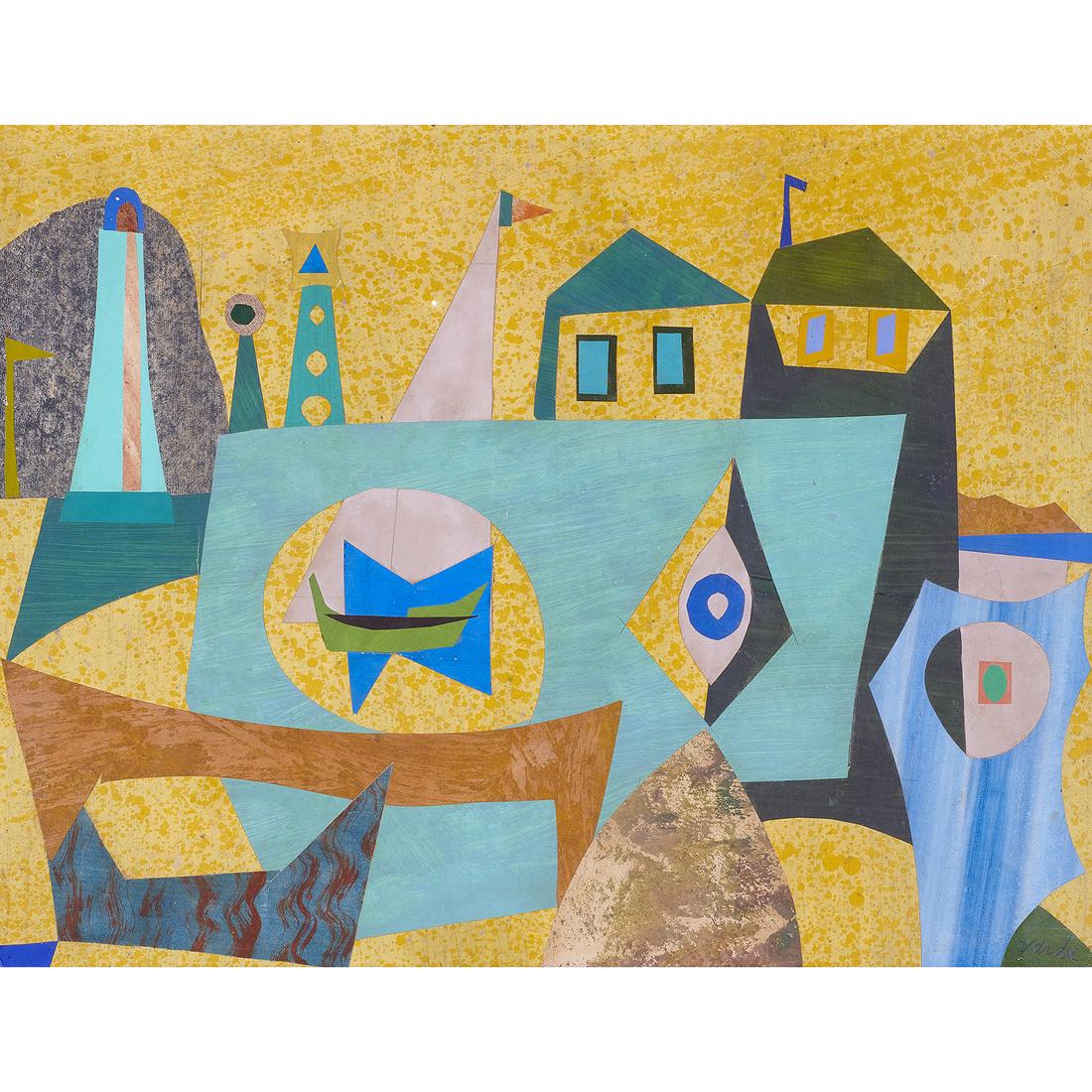 Collage, Jean (Yanco) Varda (1 of 4)