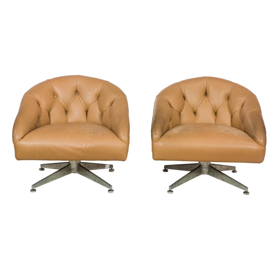 Ward Bennett, Lounge Chairs, Pair (1 of 3)
