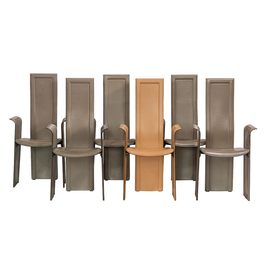 Suite of six Roche Bobois dining chairs (1 of 3)