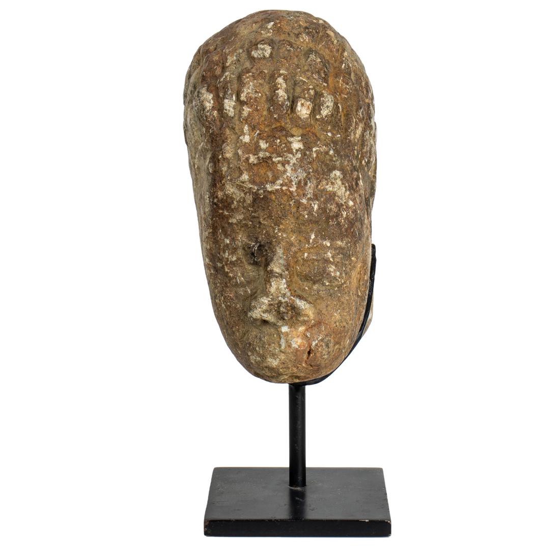 An ancient Ife Kingdom stone head (1 of 3)