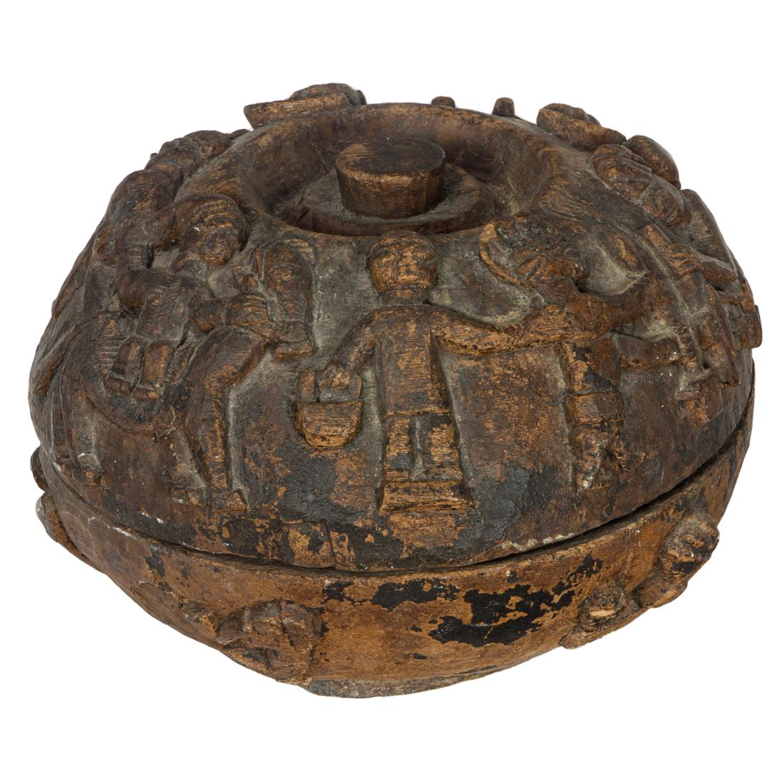 A Yoruba figural bowl and lid (1 of 2)