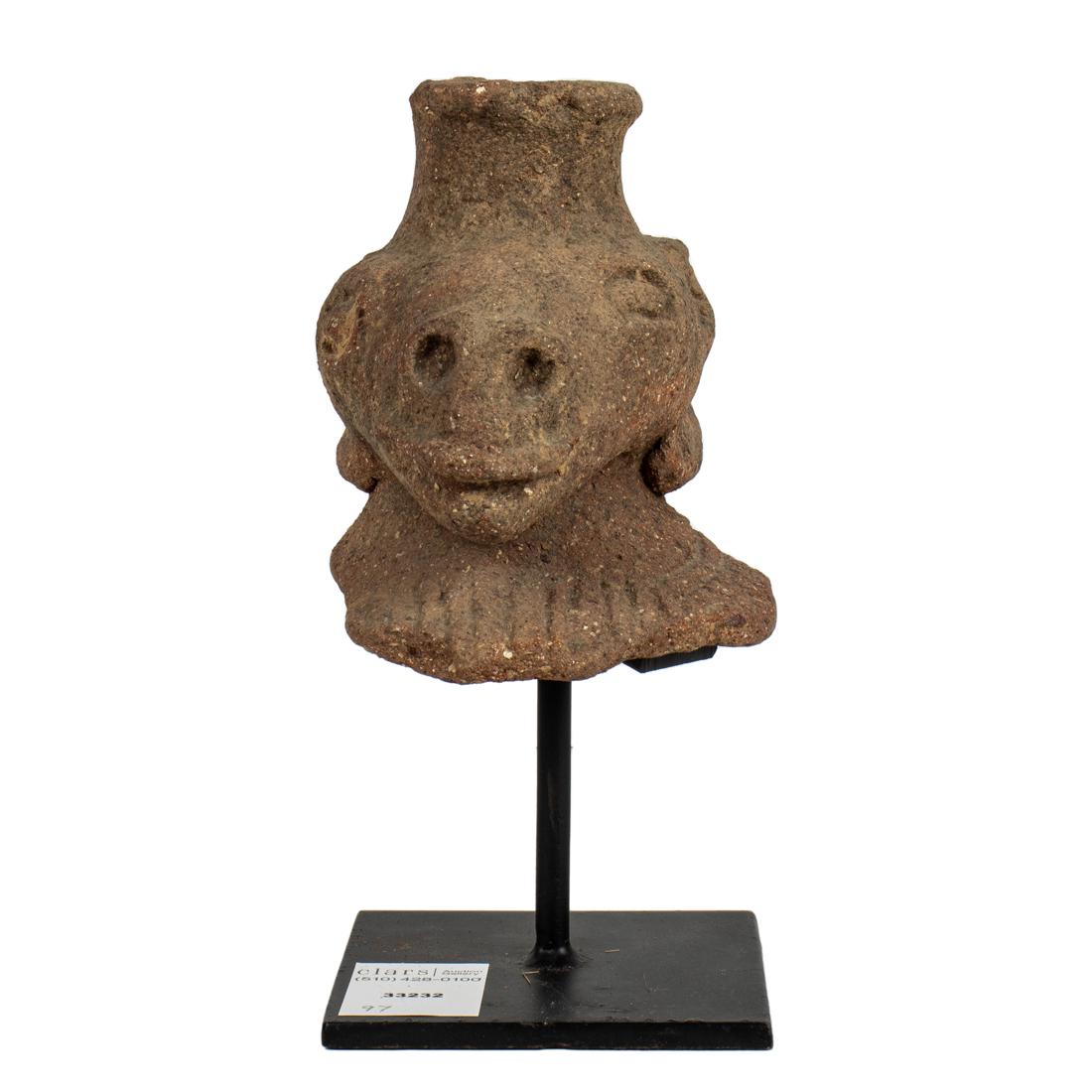 A Nok clay ram's head (1 of 3)