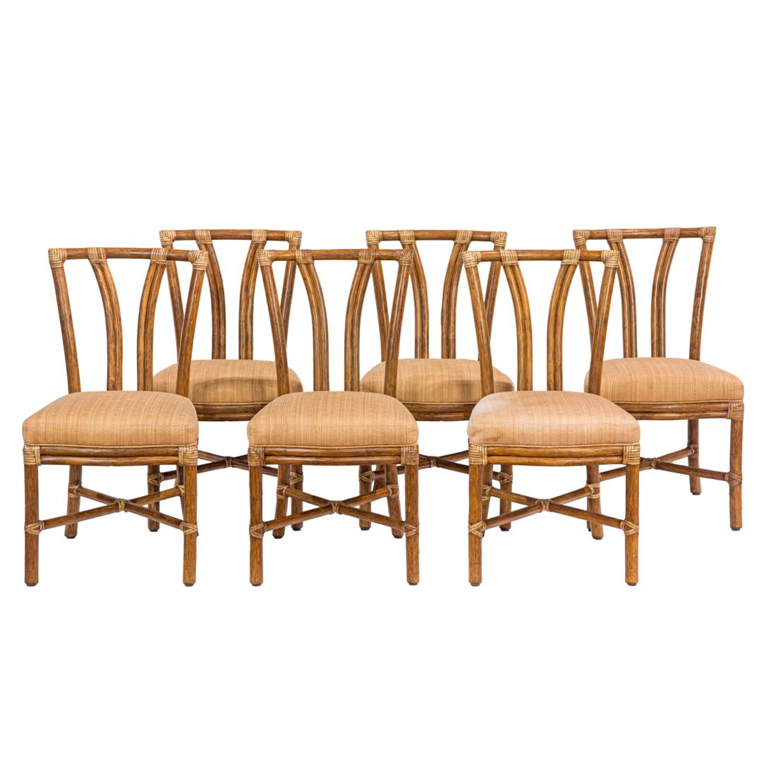 A suite of McGuire dining chairs (1 of 4)