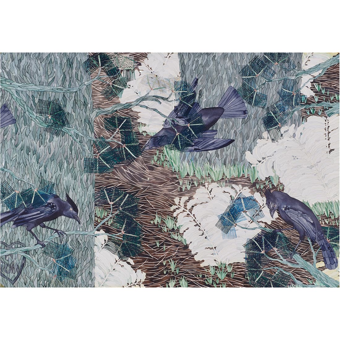 Watercolor, Mary Warner (1 of 3)