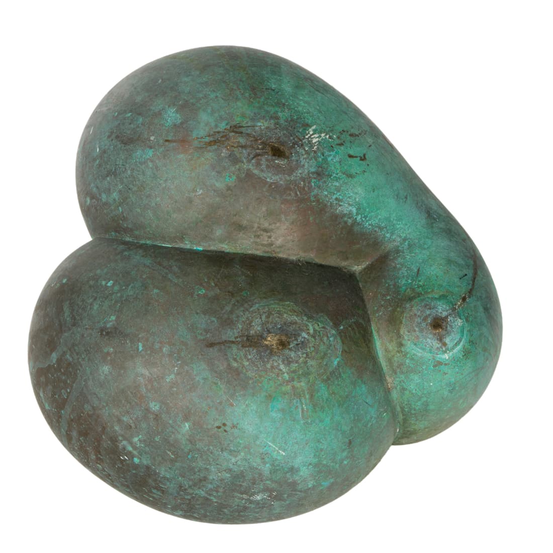 Sculpture, Lester Wiese: Lester Wiese (American, b. 1928), Untitled, bronze sculpture, overall: 10"h x 14"w x 12"d