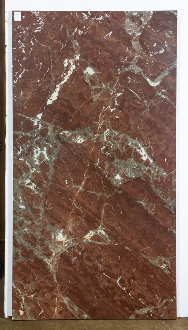 Rouge griotte marble slab with finished ends (1 of 1)