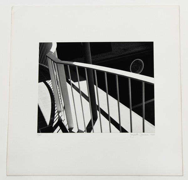 Photographs, Judith Turner, Architecture: (Lot of 3) Unframed (mounted) photographs, ''Private Residences, San Francisco, 1985, by Judith Turner (American, 20th century), each pencil signed and dated ''Judith Turner, 1985'' lower right, each 