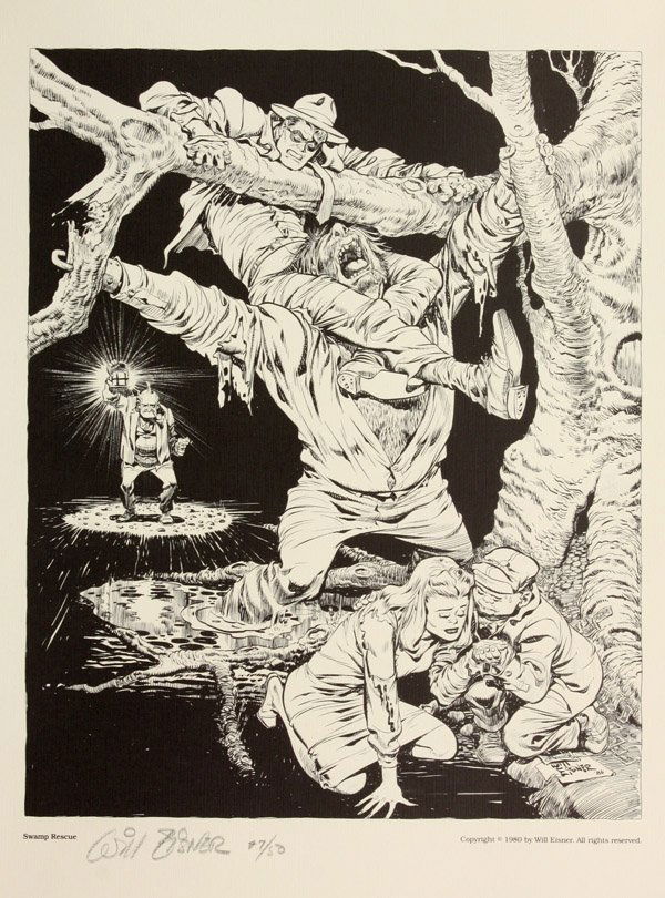 Portfolio of Fine Comic Art: Unframed portfolio of twenty eight (28) prints, ''The National Cartoonists Society Presents - The Portfolio of Fine Comic Art,'' 1982, including works by Jack Davis, Harvey Kurtzman, Burne Hogarth amo