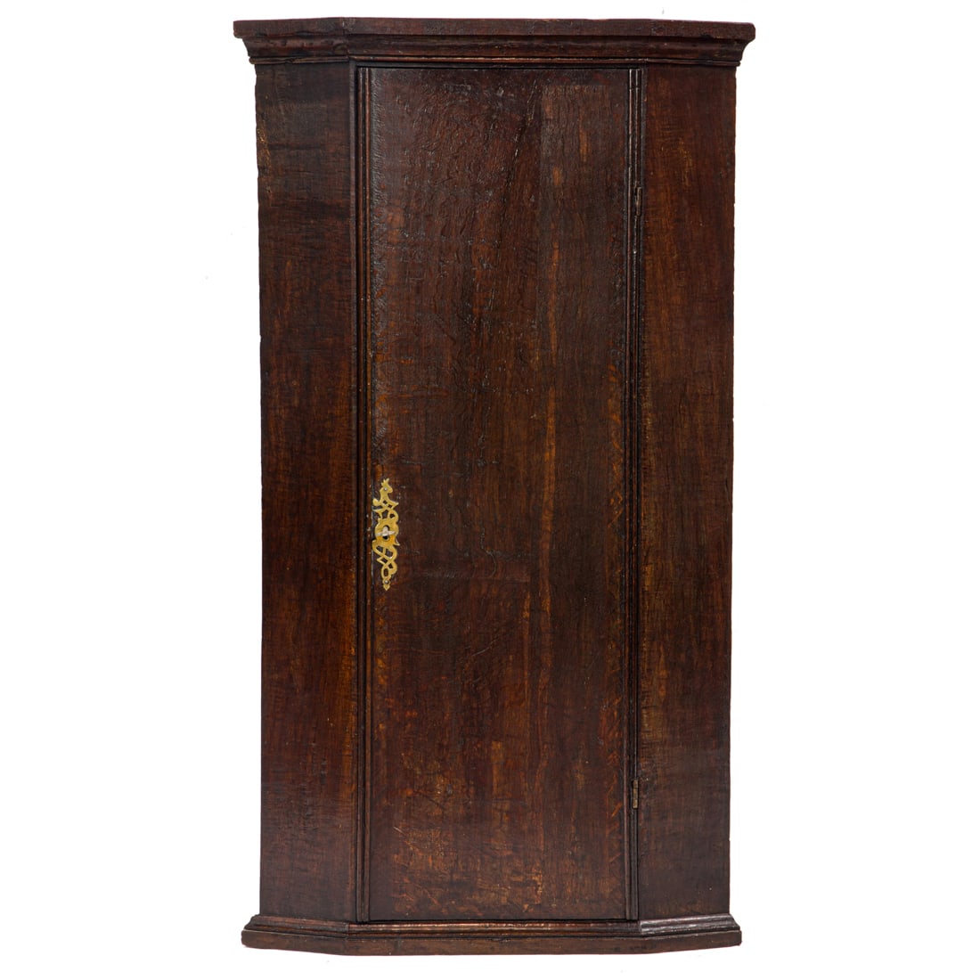 A George III hanging corner cupboard, circa 1780 (1 of 4)