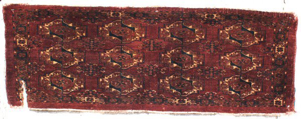 Tekke Turba: Tekke Turba; Turkmenistan; central Asia; late 19th cent; 1ft 4in x 3ft 9in
