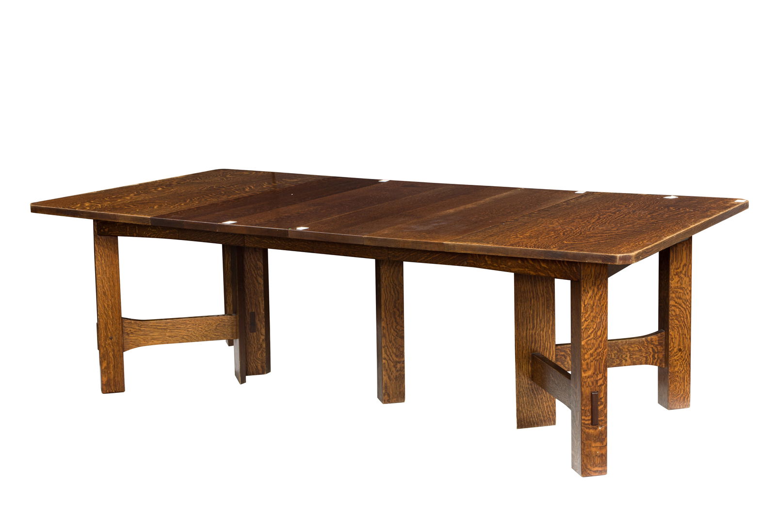 A Voorhees Craftsman Arts and Crafts clip corner dining table (1 of 5)