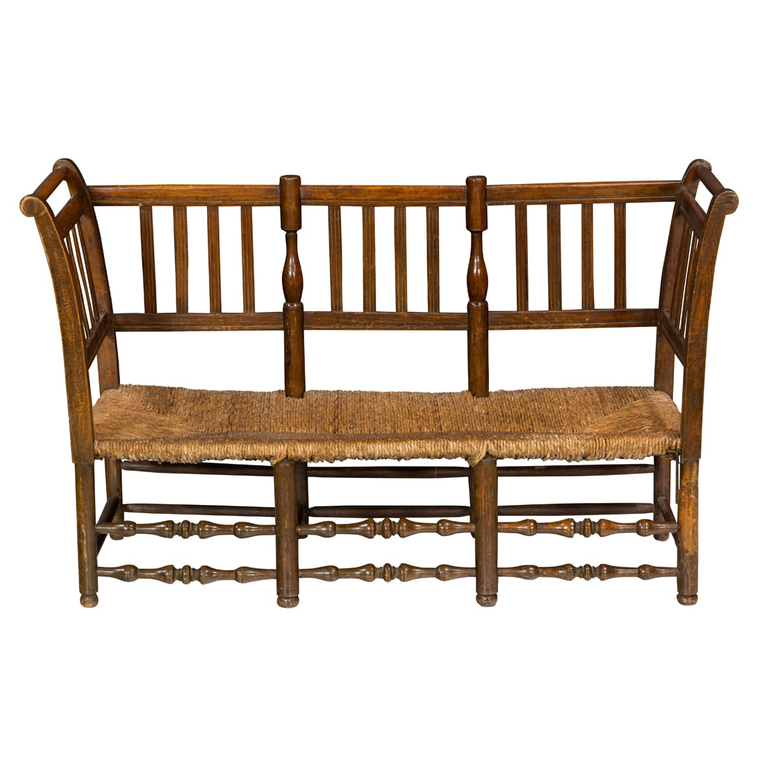 An English Georgian settee circa 1800 (1 of 2)