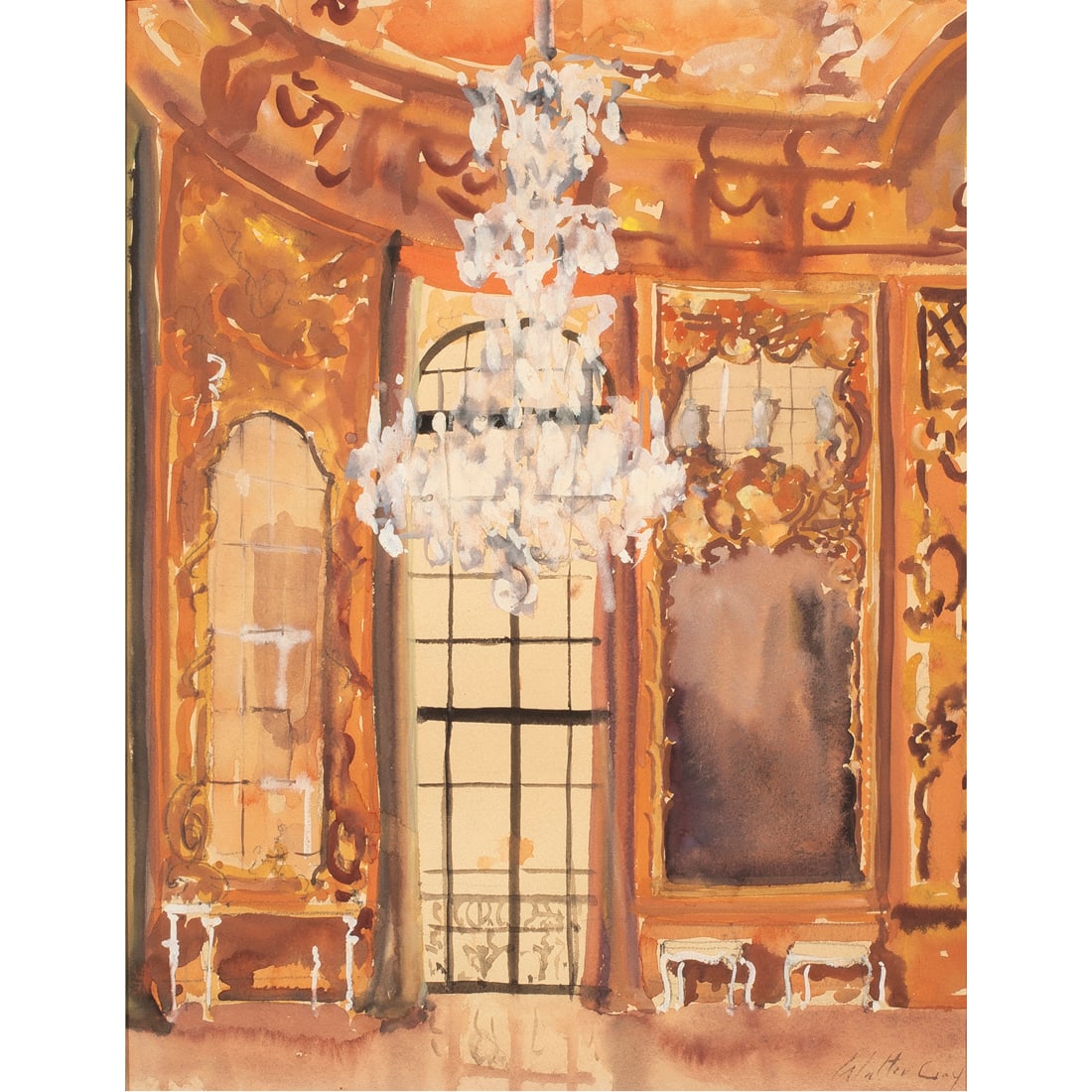 Watercolor, Walter Gay (1 of 4)