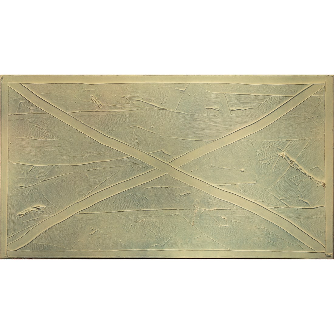 Painting, Wade Hoefer: Wade Hoefer (American, 1951-2020), Untitled Abstraction, mixed media on canvas, unsigned, canvas (unframed): 66"h x 120"w