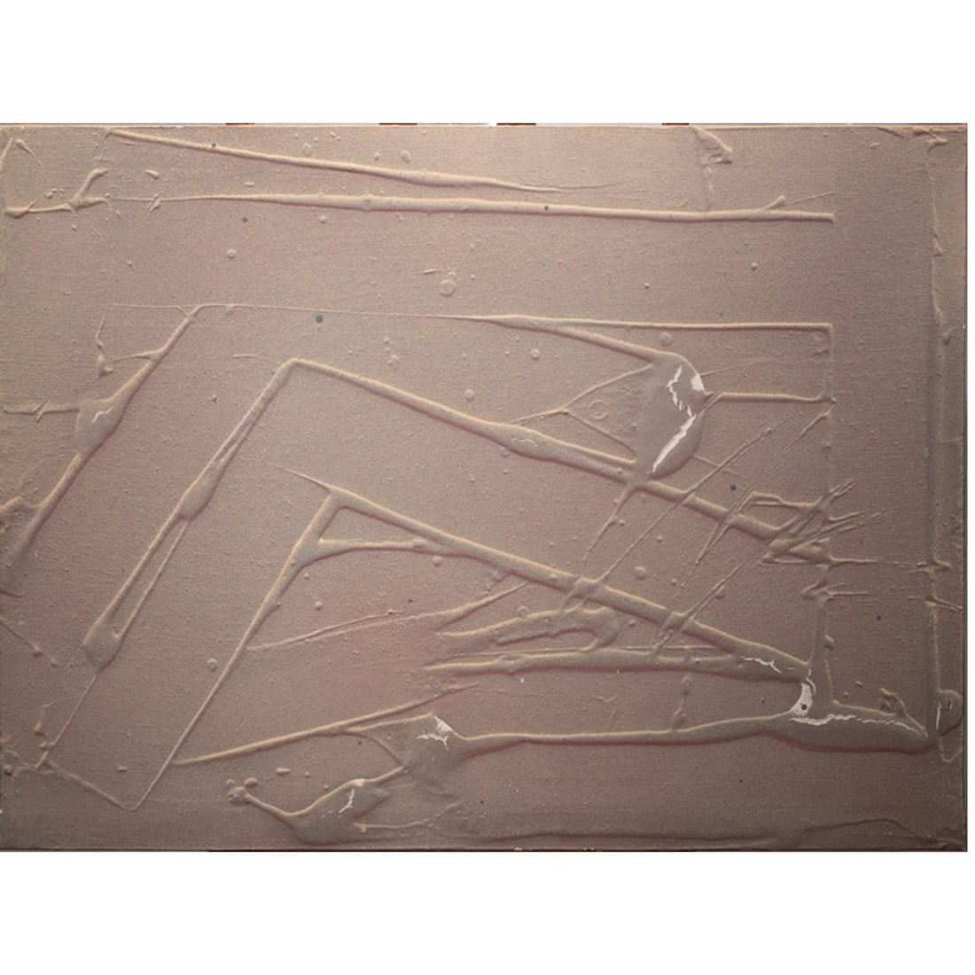 Painting, Wade Hoefer: Wade Hoefer (American, 1951-2020), "Untitled," 1975, acrylic and latex on canvas, signed, titled, and dated verso, canvas (unframed): 27"h x 36.25"w