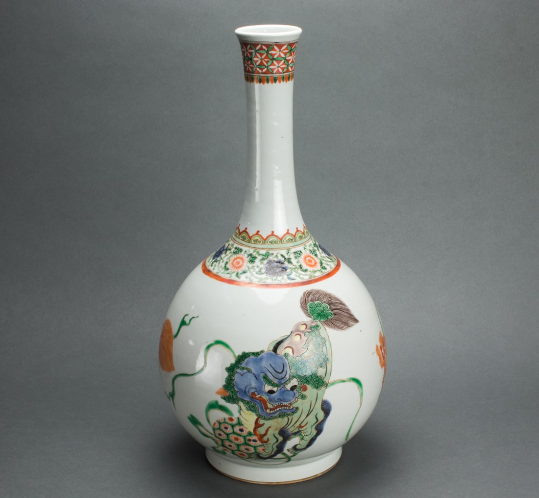 Famille verte globular vase (1 of 2)