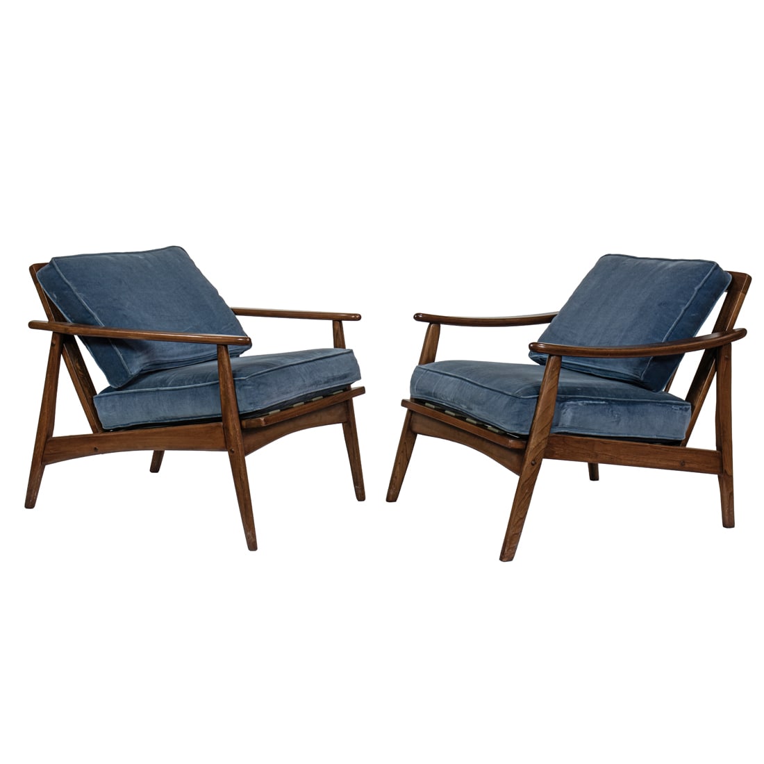Folke Ohlsson attrib., lounge chairs, pair (1 of 3)