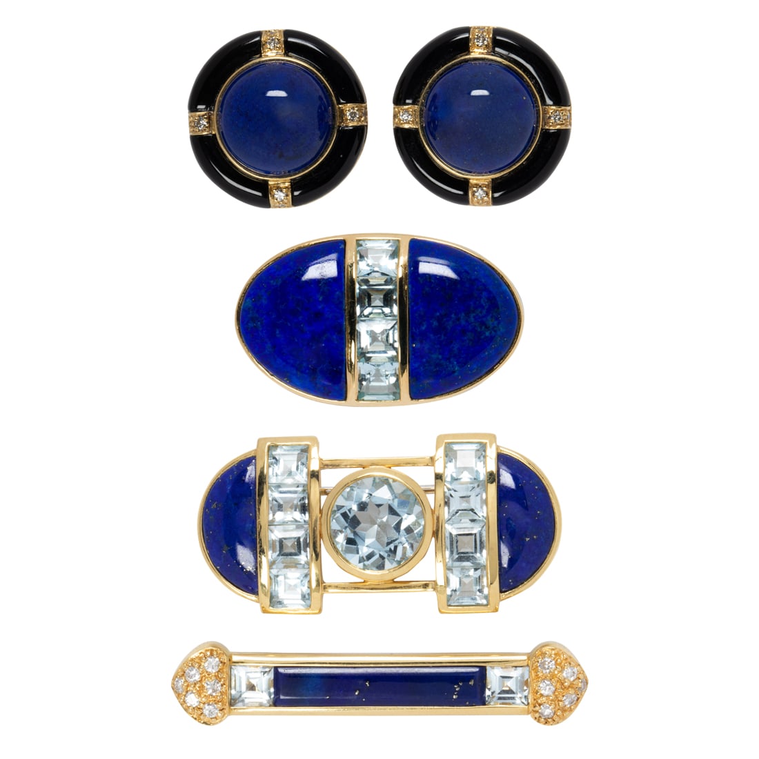 A group of gem-set and 18k gold jewelry, Ilaro (1 of 1)