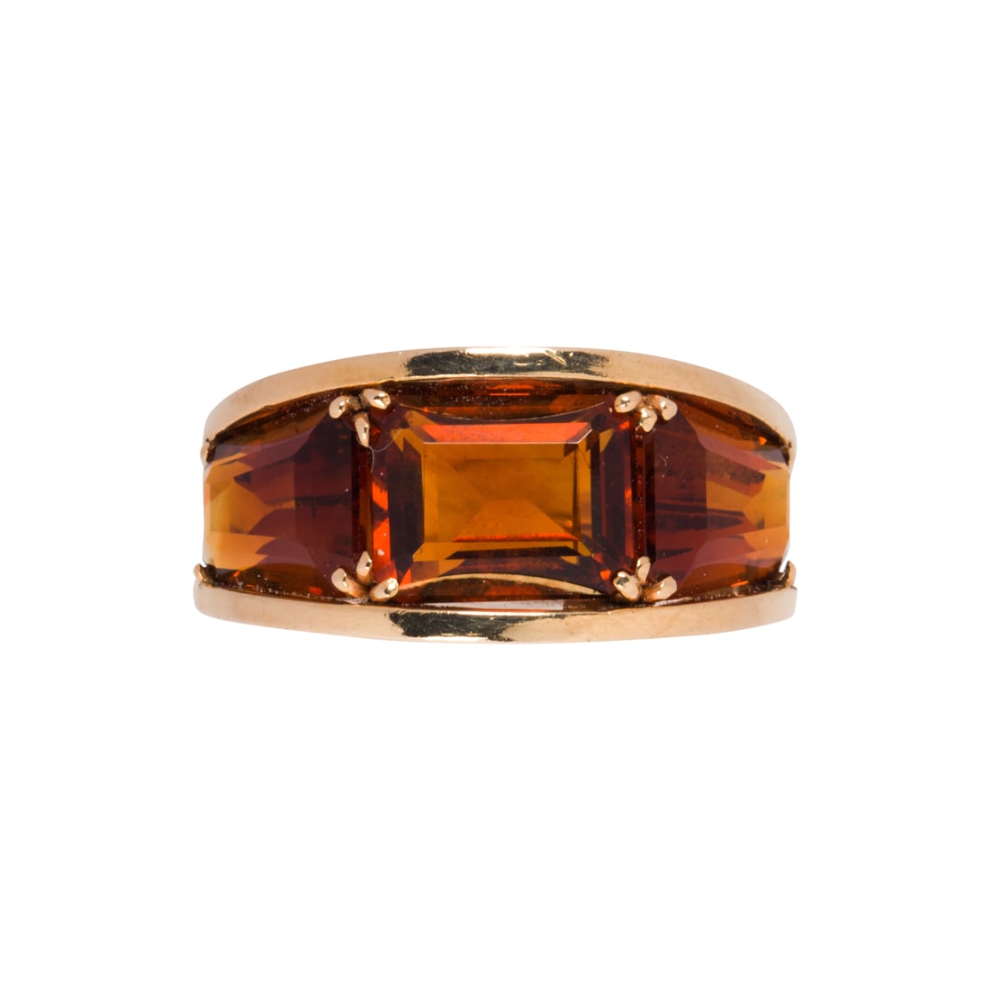 A citrine and 14k gold ring (1 of 2)