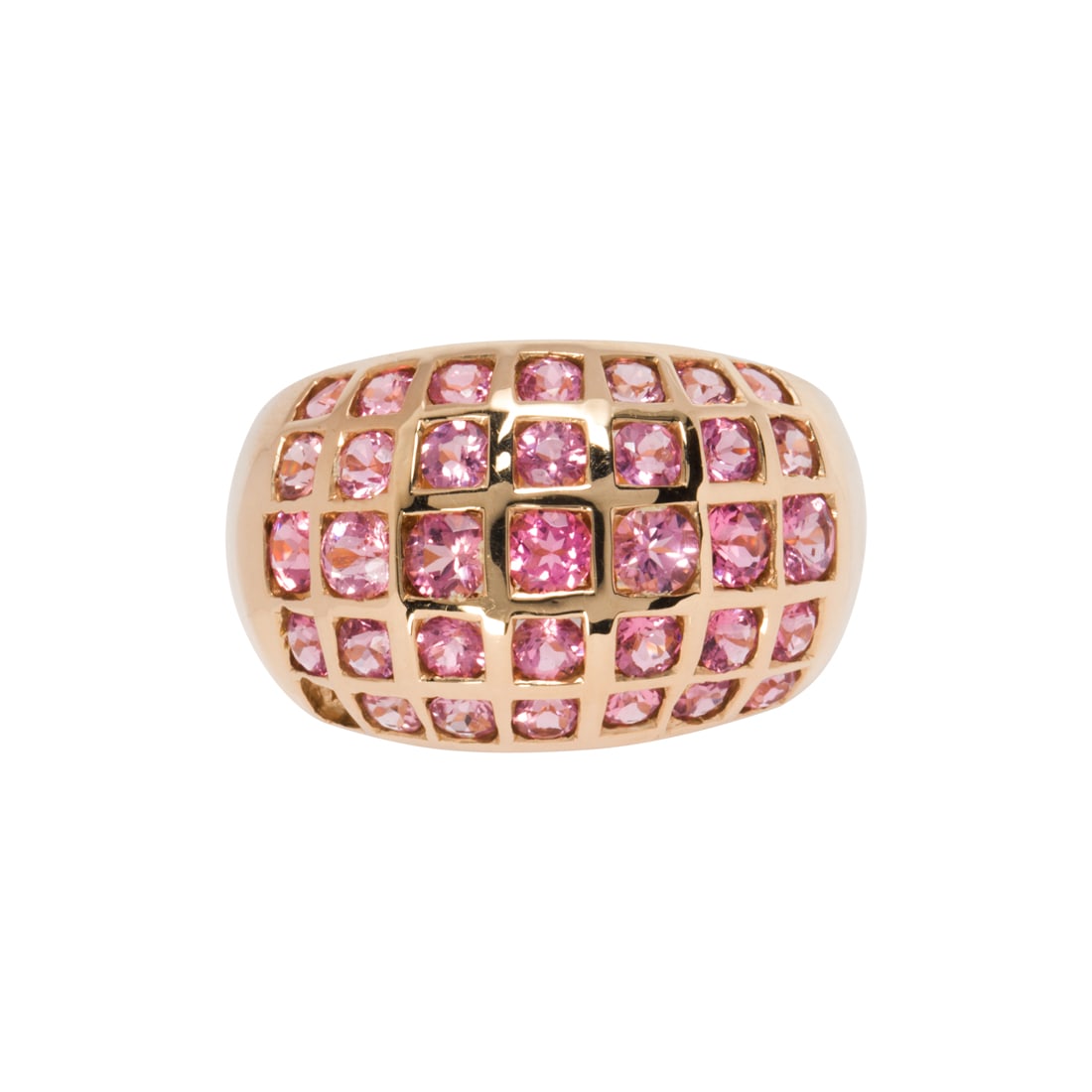 A pink topaz and 14k gold ring (1 of 2)