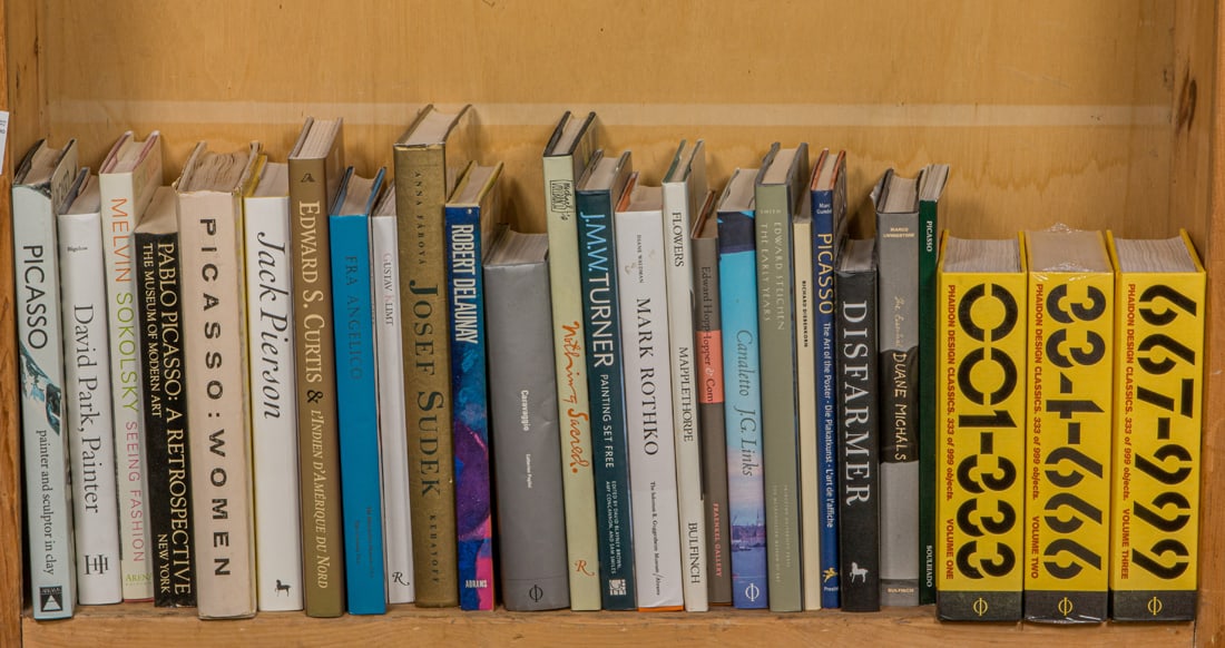 A group of art and design books (1 of 1)