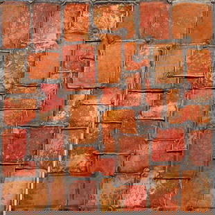 Mixed Media, Nathan Slate Joseph: Nathan Slate Joseph (American, b. 1943), "Silk Route Cuts of India 3," 2008, pure pigments, steel, metal panel, signed, titled, and dated verso, panel (unframed): 24"h x 24"w