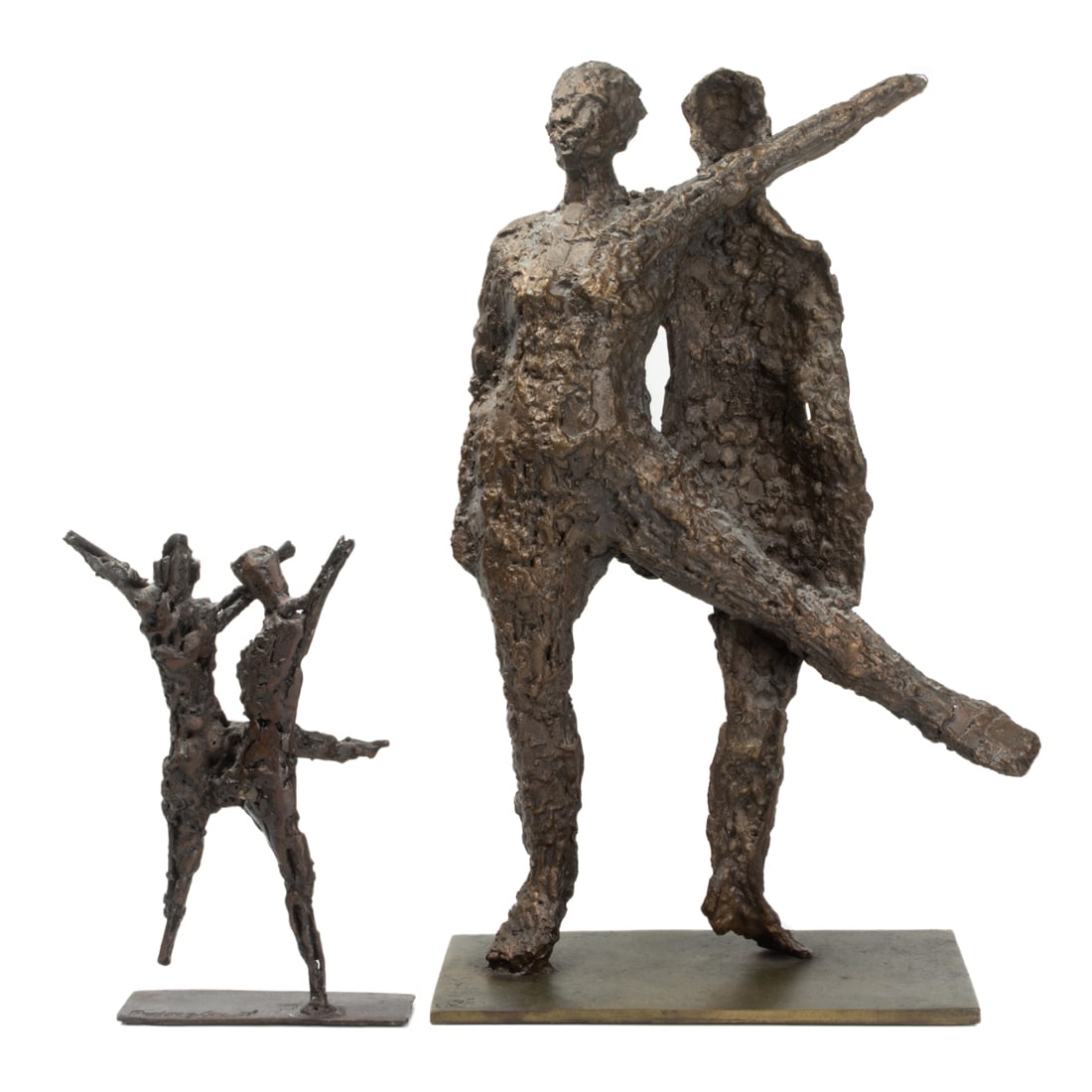 Two Brutalist welded sculptures (1 of 3)