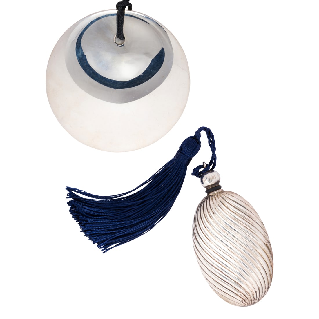 A sterling silver disc pendant and perfume bottle, Tiffany & Co. (1 of 1)